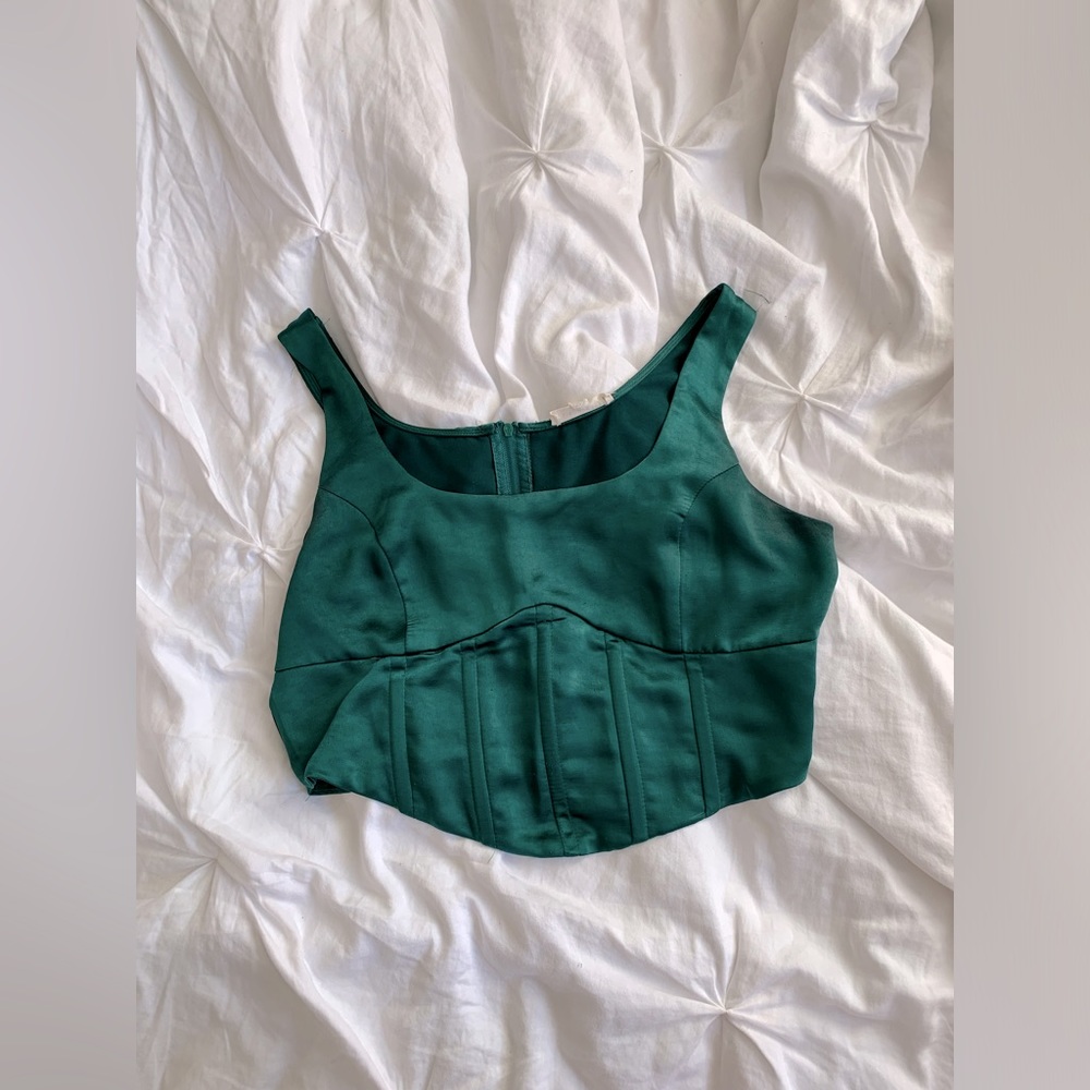 Green corset
